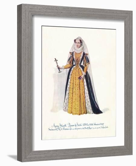 'Mary Stuart, Queen of Scots', 1912-Unknown-Framed Giclee Print