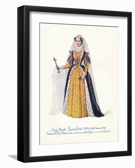 'Mary Stuart, Queen of Scots', 1912-Unknown-Framed Giclee Print