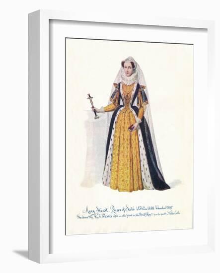 'Mary Stuart, Queen of Scots', 1912-Unknown-Framed Giclee Print