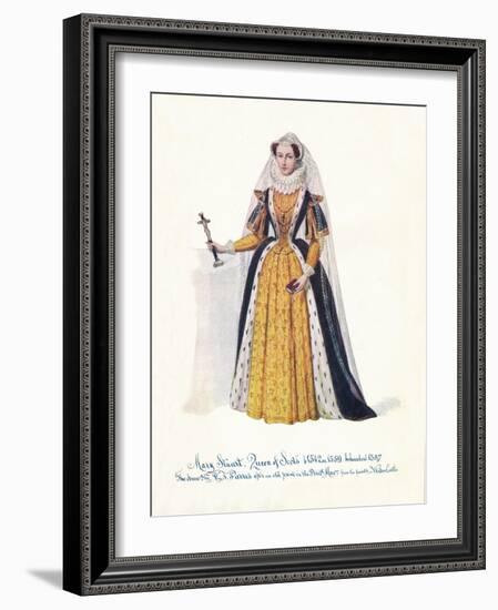 'Mary Stuart, Queen of Scots', 1912-Unknown-Framed Giclee Print