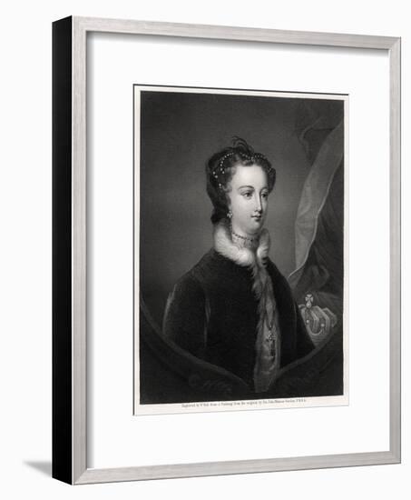 Mary Stuart, Queen of the Scots, 19th Century-W Holl-Framed Giclee Print