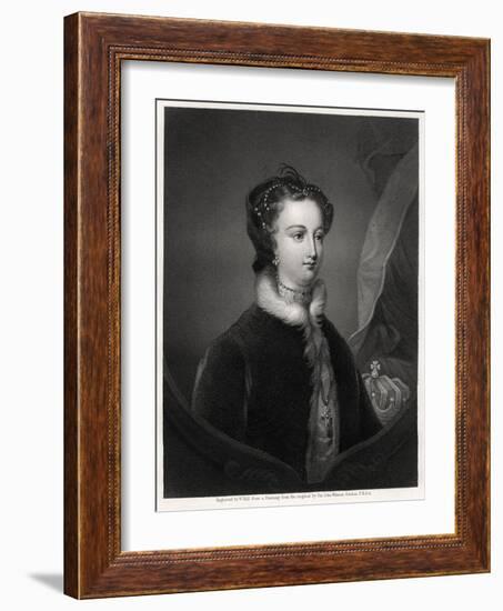 Mary Stuart, Queen of the Scots, 19th Century-W Holl-Framed Giclee Print