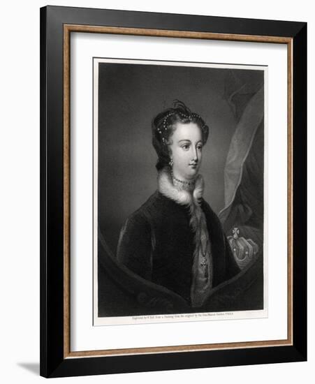 Mary Stuart, Queen of the Scots, 19th Century-W Holl-Framed Giclee Print