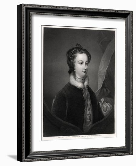 Mary Stuart, Queen of the Scots, 19th Century-W Holl-Framed Giclee Print