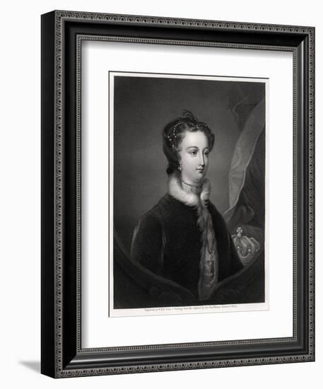 Mary Stuart, Queen of the Scots, 19th Century-W Holl-Framed Giclee Print