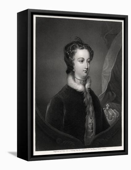 Mary Stuart, Queen of the Scots, 19th Century-W Holl-Framed Premier Image Canvas