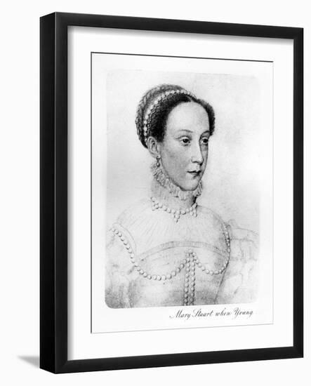 Mary Stuart When Young-null-Framed Giclee Print