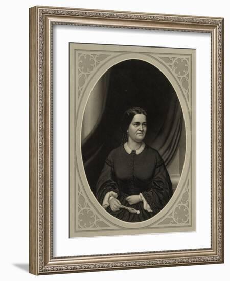 Mary Todd Lincoln, First Lady-Science Source-Framed Giclee Print