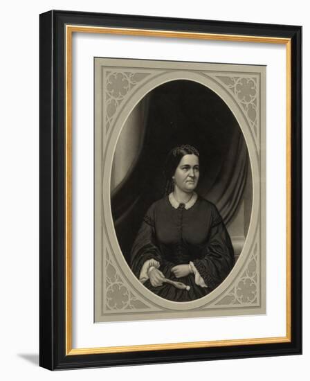 Mary Todd Lincoln, First Lady-Science Source-Framed Giclee Print