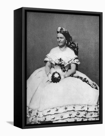 Mary Todd Lincoln, Wife of President Abraham Lincoln, C1860S-null-Framed Premier Image Canvas