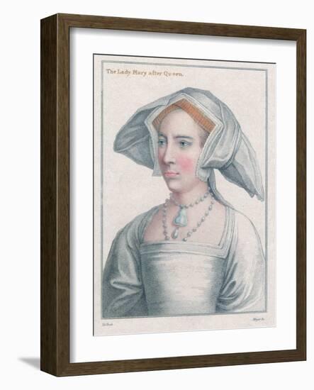 Mary Tudor (1516-155)-Henri Meyer-Framed Giclee Print