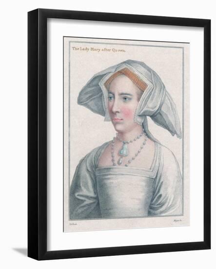 Mary Tudor (1516-155)-Henri Meyer-Framed Giclee Print