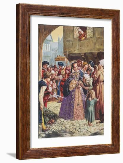 Mary Tudor-C.l. Doughty-Framed Giclee Print