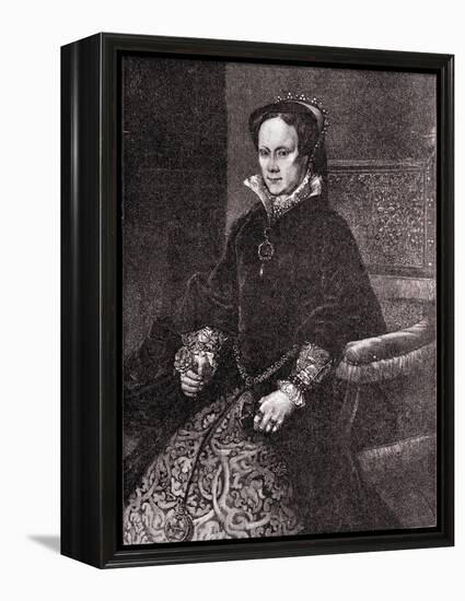 Mary Tudor-Antonio Ciseri-Framed Premier Image Canvas
