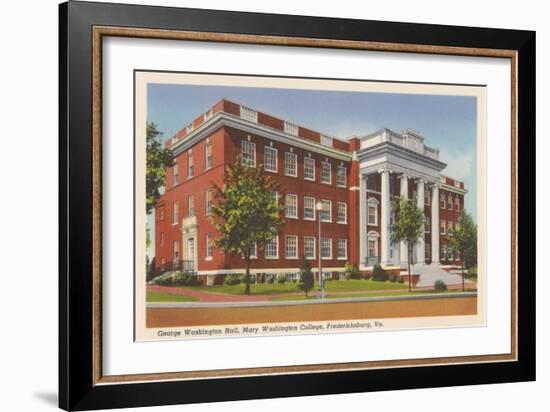 Mary Washington College, Fredricksburg-null-Framed Art Print