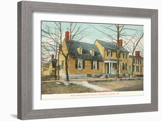 Mary Washington House, Fredericksburg, Virginia-null-Framed Art Print