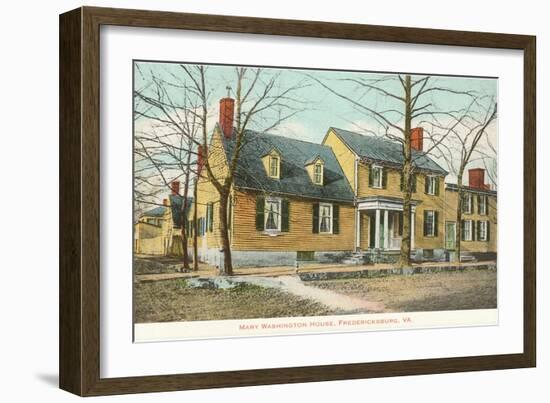 Mary Washington House, Fredericksburg, Virginia-null-Framed Art Print