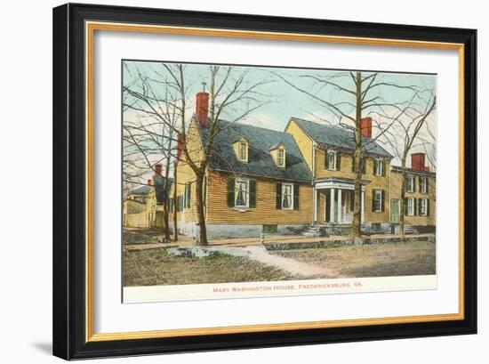 Mary Washington House, Fredericksburg, Virginia-null-Framed Art Print