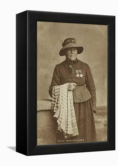 Mary Wheatland, Bognor's Celebrated Bathing Woman, C.1900-William Pankhurst Marsh-Framed Premier Image Canvas