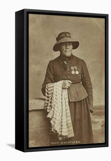 Mary Wheatland, Bognor's Celebrated Bathing Woman, C.1900-William Pankhurst Marsh-Framed Premier Image Canvas