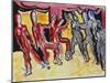 Mary Wigman Dance Group (Recto); Tanzgruppe Mary Wigman (Recto), 1926-Ernst Ludwig Kirchner-Mounted Giclee Print