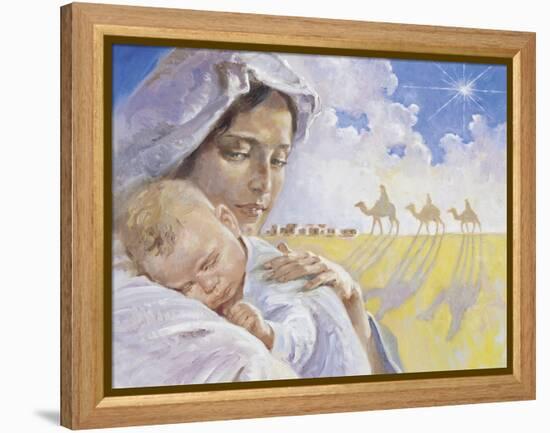 Mary with Baby Jesus-Hal Frenck-Framed Premier Image Canvas