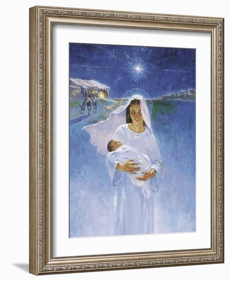 Mary with Jesus-Hal Frenck-Framed Giclee Print