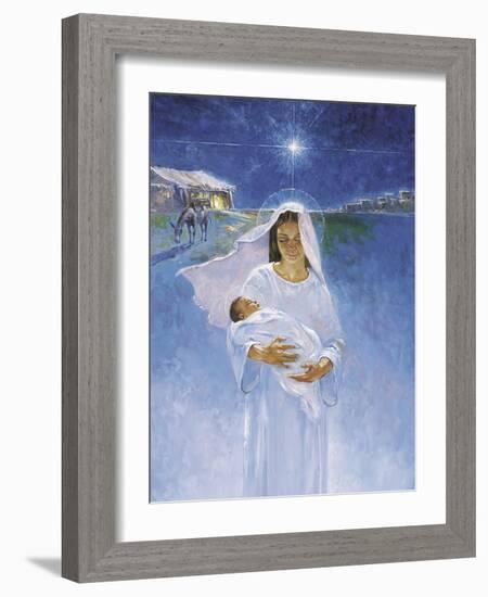 Mary with Jesus-Hal Frenck-Framed Giclee Print