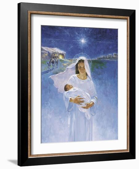 Mary with Jesus-Hal Frenck-Framed Giclee Print