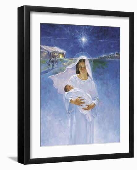 Mary with Jesus-Hal Frenck-Framed Giclee Print