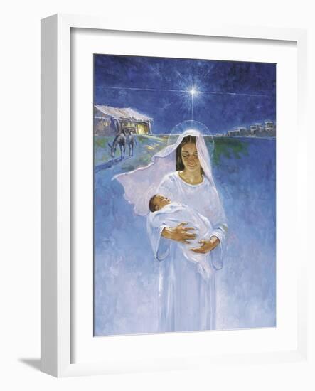 Mary with Jesus-Hal Frenck-Framed Giclee Print