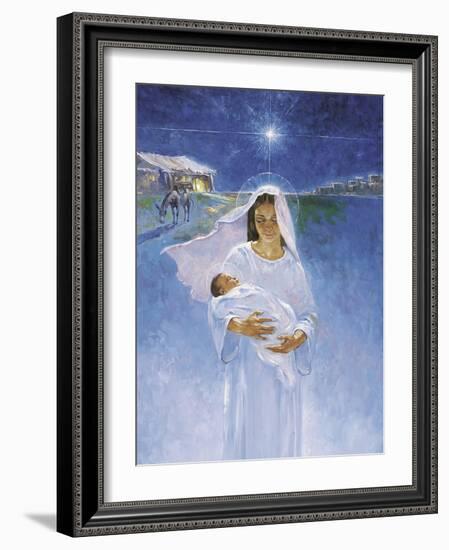 Mary with Jesus-Hal Frenck-Framed Giclee Print