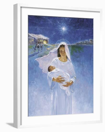 Mary with Jesus-Hal Frenck-Framed Giclee Print