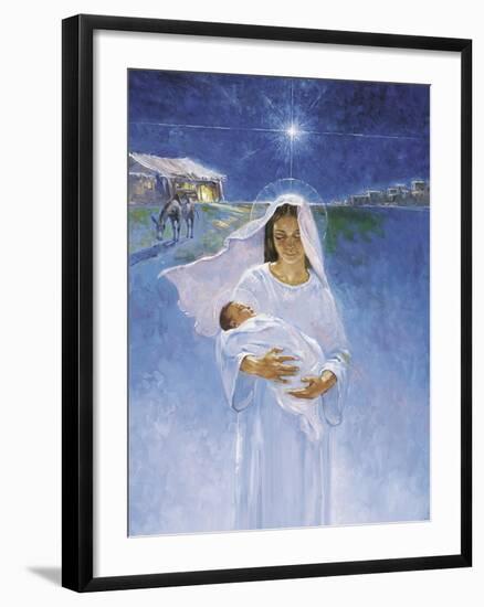 Mary with Jesus-Hal Frenck-Framed Giclee Print