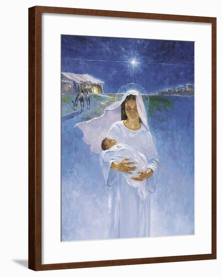 Mary with Jesus-Hal Frenck-Framed Giclee Print