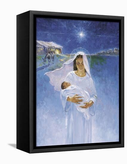 Mary with Jesus-Hal Frenck-Framed Premier Image Canvas