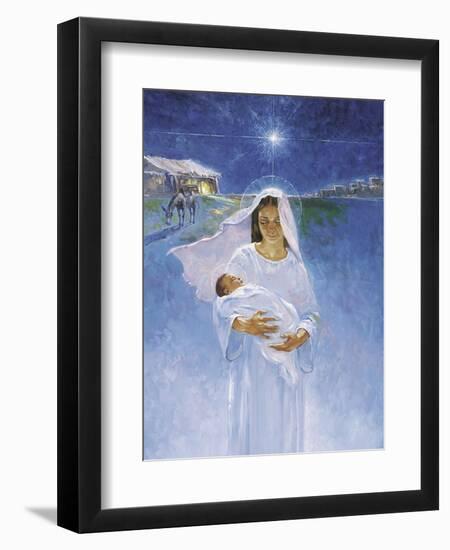 Mary with Jesus-Hal Frenck-Framed Giclee Print