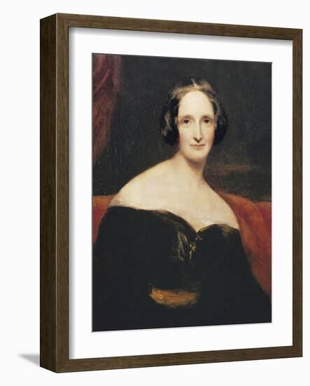 Mary Wollstonecraft Shelley-Richard Rothwell-Framed Art Print