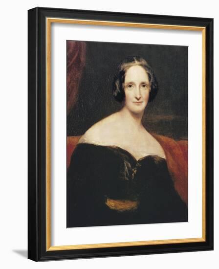 Mary Wollstonecraft Shelley-Richard Rothwell-Framed Art Print