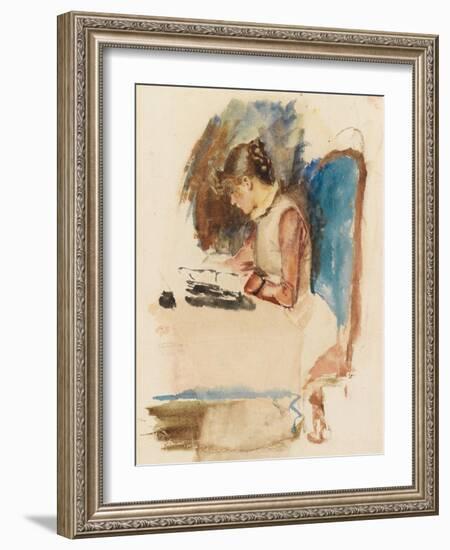 Mary-John William Waterhouse-Framed Giclee Print