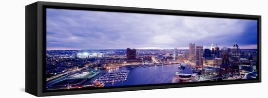 Maryland, Baltimore, Cityscape-null-Framed Premier Image Canvas