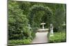 Maryland, Beautiful Sculptures and Hedges Surround a Fountain in an Elegant Garden-Bill Bachmann-Mounted Photographic Print