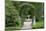 Maryland, Beautiful Sculptures and Hedges Surround a Fountain in an Elegant Garden-Bill Bachmann-Mounted Photographic Print