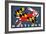 Maryland - Crab Flag-Lantern Press-Framed Art Print