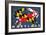 Maryland - Crab Flag-Lantern Press-Framed Art Print