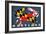 Maryland - Crab Flag-Lantern Press-Framed Art Print