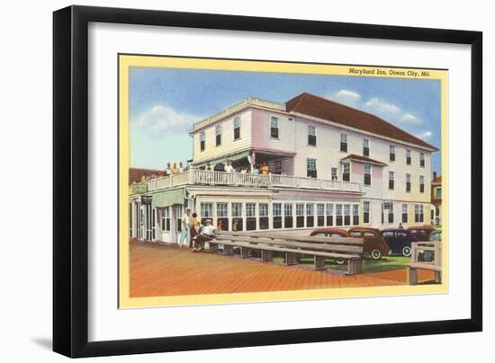 Maryland Inn, Ocean City, Maryland-null-Framed Art Print