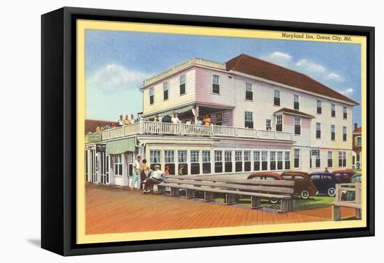 Maryland Inn, Ocean City, Maryland-null-Framed Stretched Canvas