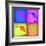 Maryland Pop Art Map 1-NaxArt-Framed Premium Giclee Print