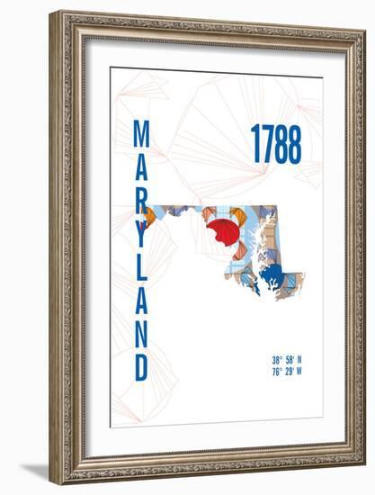 Maryland-J Hill Design-Framed Giclee Print